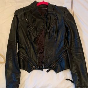 Blank NYC black leather jacket